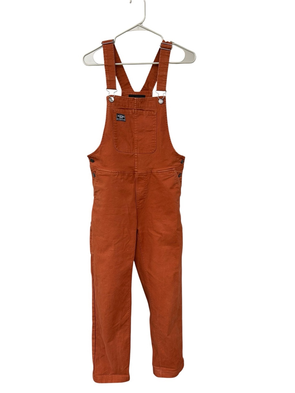 Wildfang Relaxed Fit Overall Rust Brown Utility Overalls - Workwear - Size XS